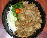 初心者ｻﾝ向けしょうが焼き丼作り方6写真