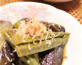 手抜き流♪ナスとおくらの揚げ煮浸し風作り方6写真