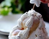 ミニシューで白いツリー☆クリスマスケーキ作り方6写真