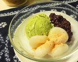 ＊白玉と抹茶アイスのぜんざい＊作り方2写真
