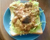 簡単残りｶﾚｰ!ｷｬﾍﾞｶﾚｰﾄｰｽﾄ！作り方2写真