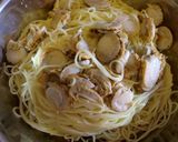 冷製パスタ　トマトとホタテのスパゲティ作り方9写真