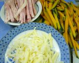 カボチャの簡単春巻き作り方1写真