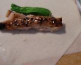 お弁当に、ししとうとちきんのやき春巻き作り方2写真