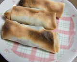 お弁当に、ししとうとちきんのやき春巻き作り方4写真