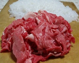 お手軽！すき焼き風つゆだく牛肉のしぐれ煮作り方1写真