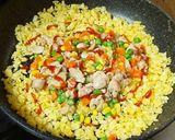 簡単！美味しいぱらぱらチキンライス作り方7写真