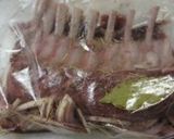 ☆骨付きラム肉の香草パン粉焼き☆作り方1写真