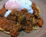 簡単で絶品！とろ玉deミートソースパスタ作り方6写真