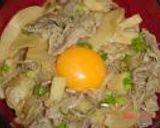すき焼き風牛丼作り方5写真