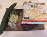 【簡単】野菜とサラダチキンの和え物作り方1写真