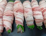 大葉＆豚バラ肉を巻いたBIGな海老フライ作り方4写真