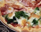 魚焼きグリルで焼くピザ。作り方8写真
