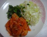 キムチ炒飯作り方1写真