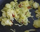 簡単！ネギを使った和風ペペロンチーノ作り方3写真