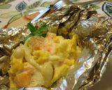 ✿*⋆サーモンのマヨegg包み⋆*✿作り方5写真