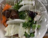 肉無チクワクリーミー洋風ユッケ丼味野菜炒作り方12写真