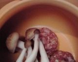 体ほかほか♪きのこと肉団子の茶碗蒸し作り方3写真