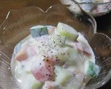 かんたんライタ✿インドのヨーグルトサラダ作り方4写真