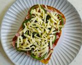 朝食ランチ♡ピザトースト作り方3写真