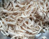 鶏肉&ネギ&ザーサイの和え物作り方3写真
