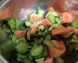 トマトとナスの簡単さっぱり夏野菜サラダ♪作り方4写真