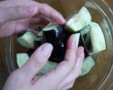 ＊電子レンジで簡単・茄子の揚げびたし＊作り方3写真