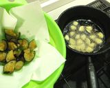トマトと茄子とベーコンパスタ作り方2写真