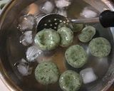 とうふ入りよもぎ団子作り方7写真