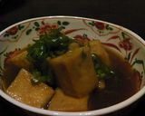 高野豆腐は揚げ出しで煮含めるべし！作り方8写真