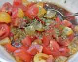 夏にピッタリ☆カラートマトと茄子の前菜作り方2写真