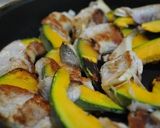 カボチャとキノコの豚肉巻き作り方3写真