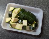 炒めて絶品♡ズッキーニのペペロンチーノ風作り方1写真