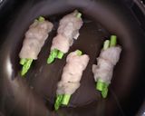鶏ささみで アスパラの肉巻き 照り焼き作り方7写真