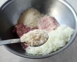 鶏ひき＆豚ひきの絶品テリヤキハンバーグ作り方2写真