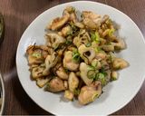 レンコンと鶏肉を揚げて塩ダレと炒めるやつ作り方6写真