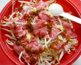 簡単！レンチン豚もやし作り方1写真