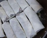 揚げない春巻きスイーツ♡チョコ林檎作り方7写真