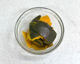 かぼちゃの皮♡もちもち食パン　かぼちゃパン作り方1写真