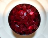 簡単ランチ　シラスビーツプレート作り方2写真