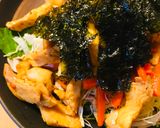 鶏肉のコチジャン炒め韓国海苔トッピング作り方3写真