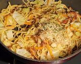 屋台再現？太麺焼きそば作り方5写真