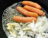 焼肉生だれでスキレットウィンナー目玉焼作り方4写真