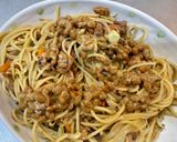 さば味噌缶と納豆の和風パスタ作り方6写真