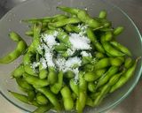 フライパンで茹でずに枝豆作り方6写真