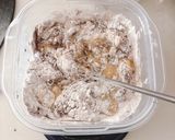 レンジ簡単 米粉のバナナココア蒸しパン作り方2写真