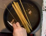サバ缶だし和風パスタ作り方2写真