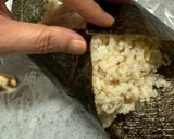 タンパク質しっかりジャンボおにぎり😻🍙作り方5写真
