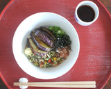 山形だしと揚げなすのぶっかけうどん作り方6写真