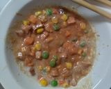 レンジ簡単梅オーロラソースオムライス弁当作り方6写真